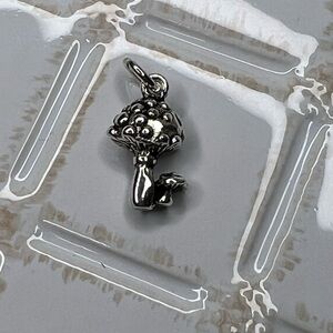 Vintage Mushroom Charm 925 Sterling Silver | Toadstool | Whimsical | NOS
